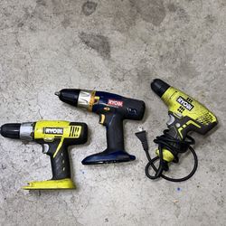 Ryobi Drills