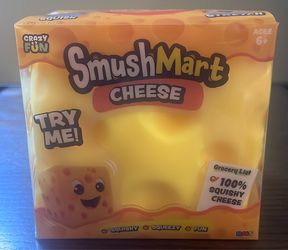 Crazy Fun Smushmart Cheese Squishy