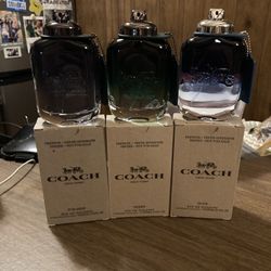 Coach For Men Black, Blue, & Green