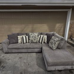 Gray Sectional.
