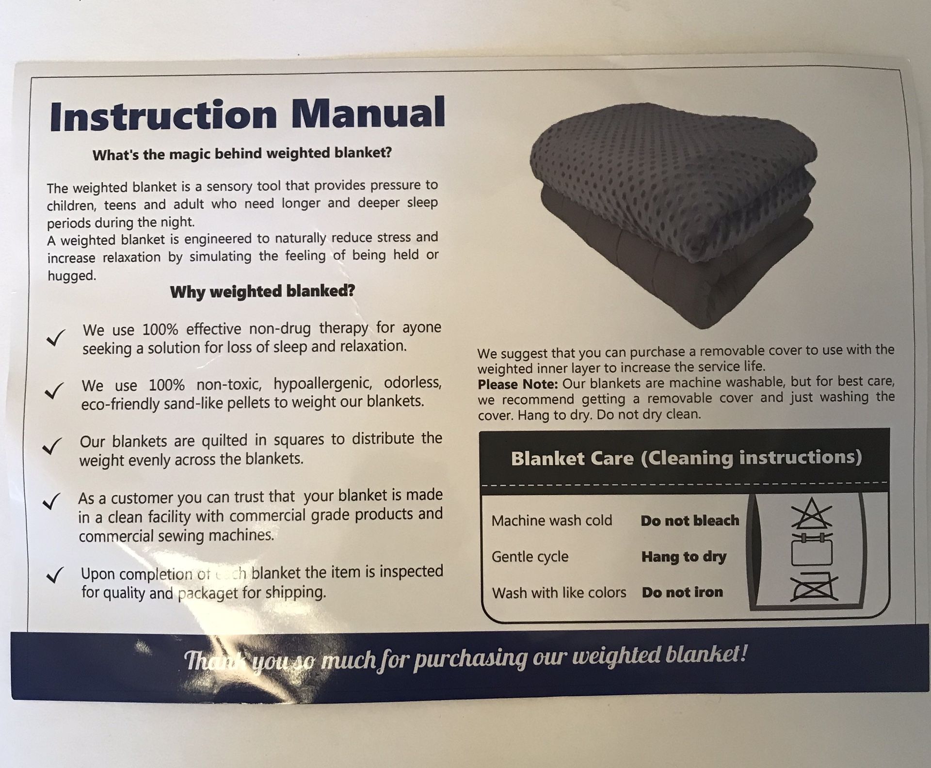 Odyssey Blanket weighted one size for Sale in Port St. Lucie, FL OfferUp