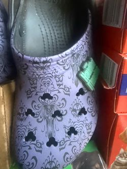 Crocs Classic Clog Haunted Mansion Print