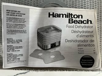 Hamilton Beach Digital Food Dehydrator