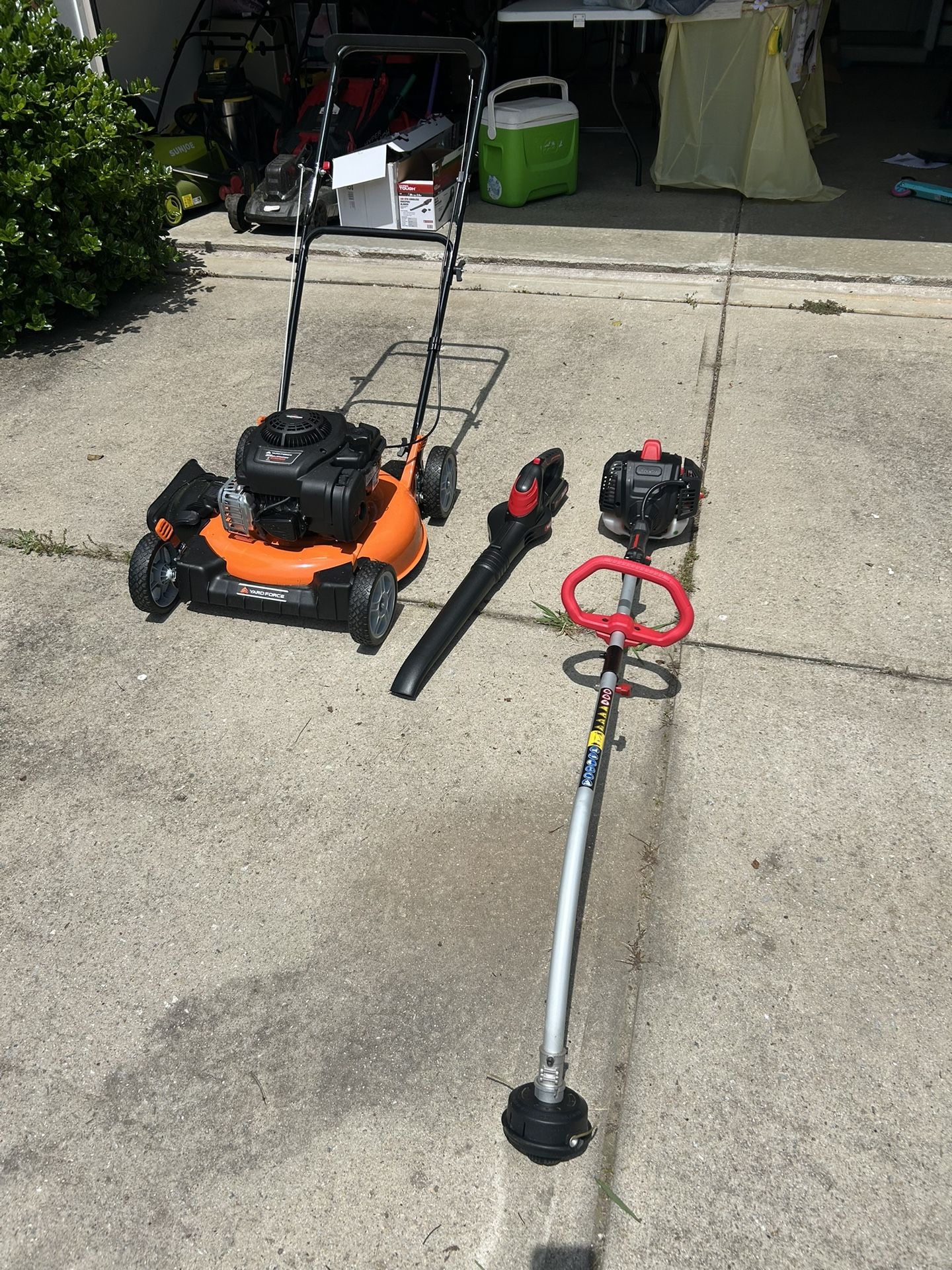 Mower , Blower , Trimmer