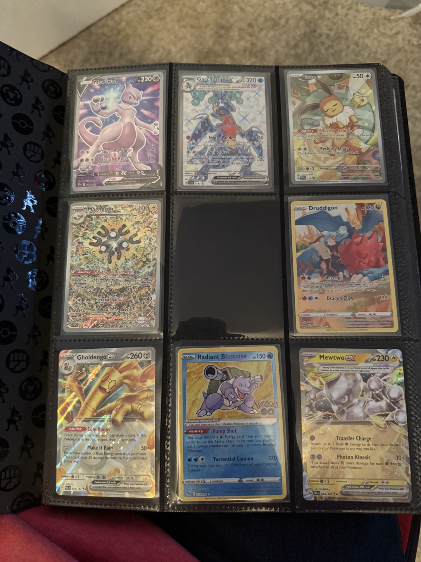 2 Pokemon Binders W/ About 300 Cards