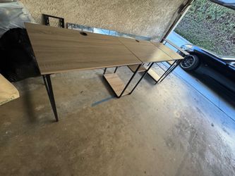 Computer Desk, long , like new.