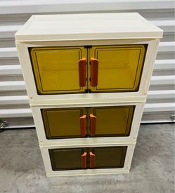 BRAND NEW Collapsible Stackable Storage Bins 20 Qt 3 Tier $20