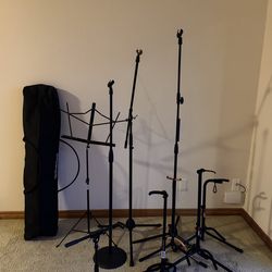 Microphone and Guitar Stands