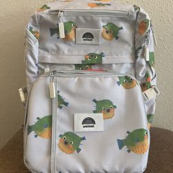 Uninni Kid Backpack with Lunch Bag (new)