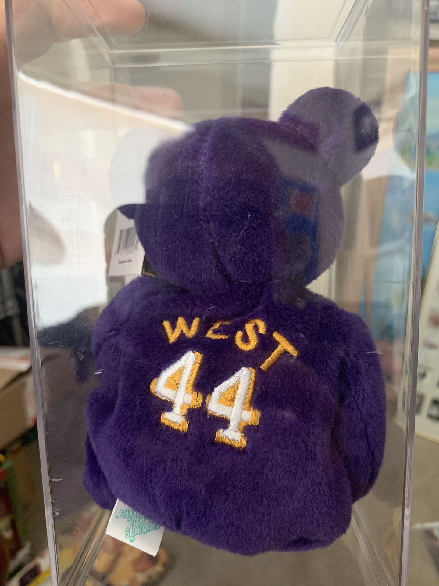 Jerry West Salvinos Bball Bammer Teddy Bear