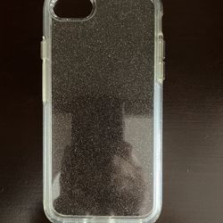 Otterbox Symmetry Series Stardust iPhone SE Clear Glitter Case • Like New