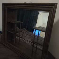 Vintage Mirrored Shadow Box 