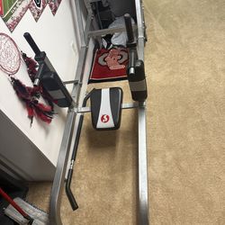 Good for leg lift, and crunches and dips and pull ups