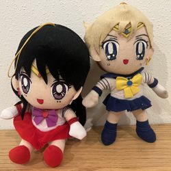 Sailor Moon Great Eastern Entertainment Sailor Uranus Sailor Mars Plush