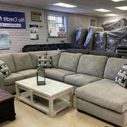 3 PIECES SECTIONAL COUCH By ASHLEY FINANCING AVAILABLE 