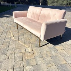 Pink Futon Couch 