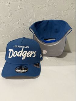 MLB new era Los Angeles dodgers blue script 9fifty A frame SnapBack hats