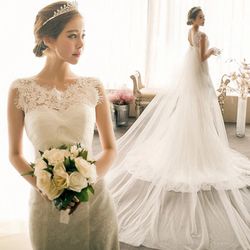 Custom wedding dress