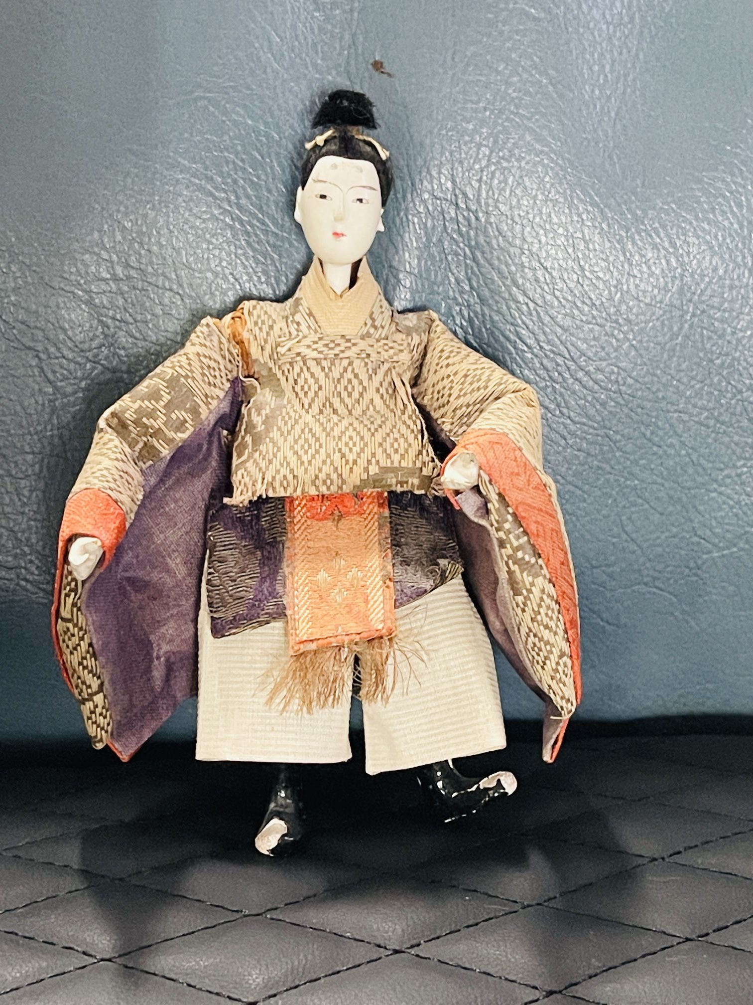 Antique Japan Ningyo or Boys Day Doll 5”