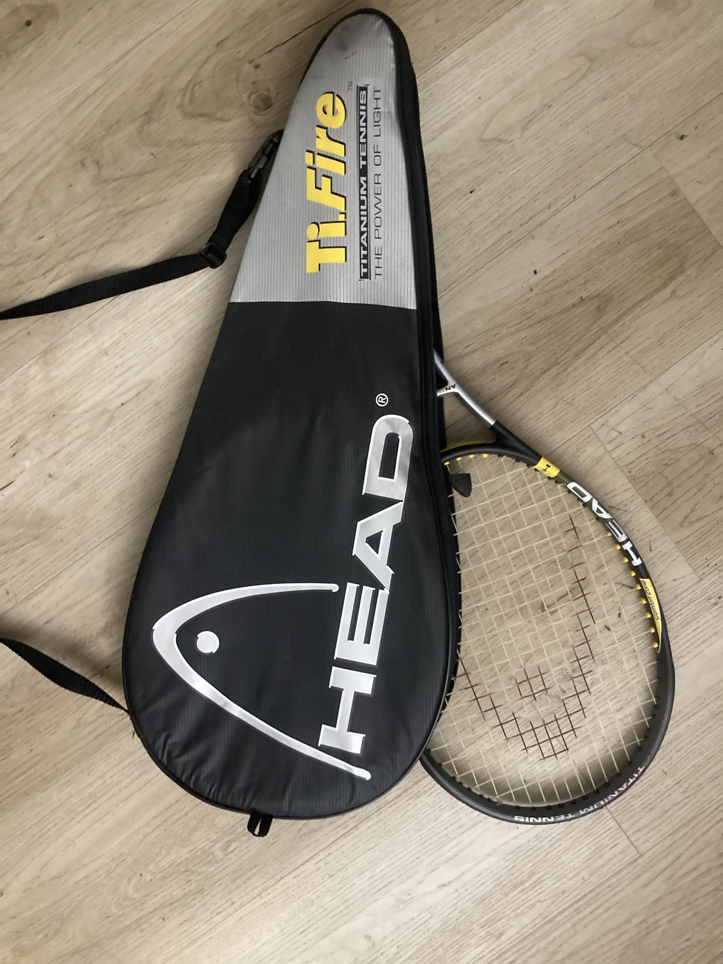 Tennis Racket And Carrying Bag