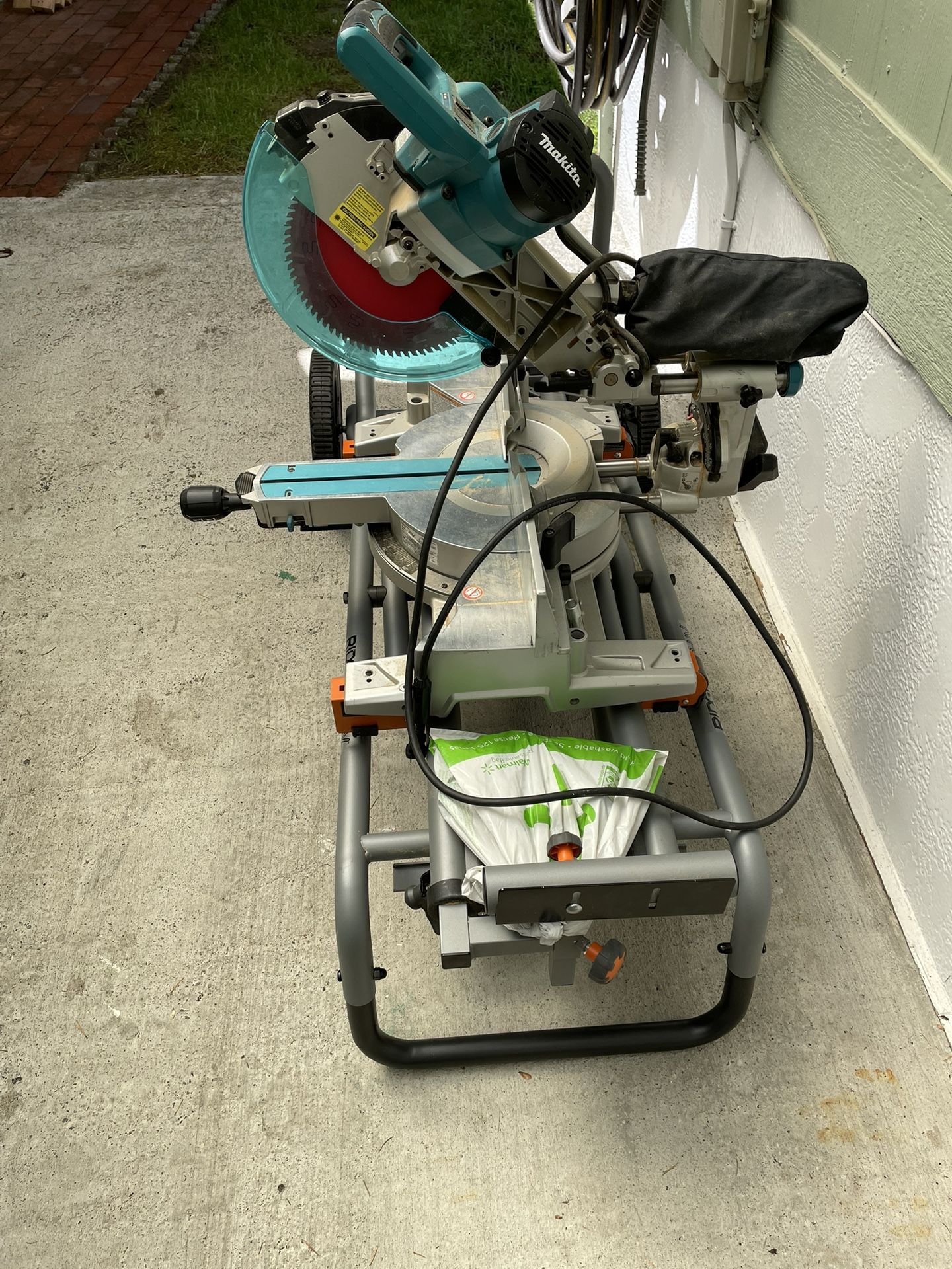 Makita Chopped Saw With A A Saw Horse
