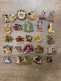 Authentic Disney Trading Pins Vintage Lot 26 - Discolored