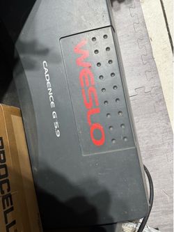 Weslo folding treadmill
