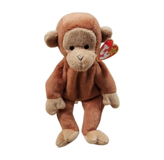 1995 Ty Original Beanie Baby Bongo Brown 8