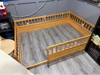 Full size bedframe for toddler