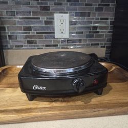 Oster Single Burner Hot Plate – Portable Electric Stove 🔥