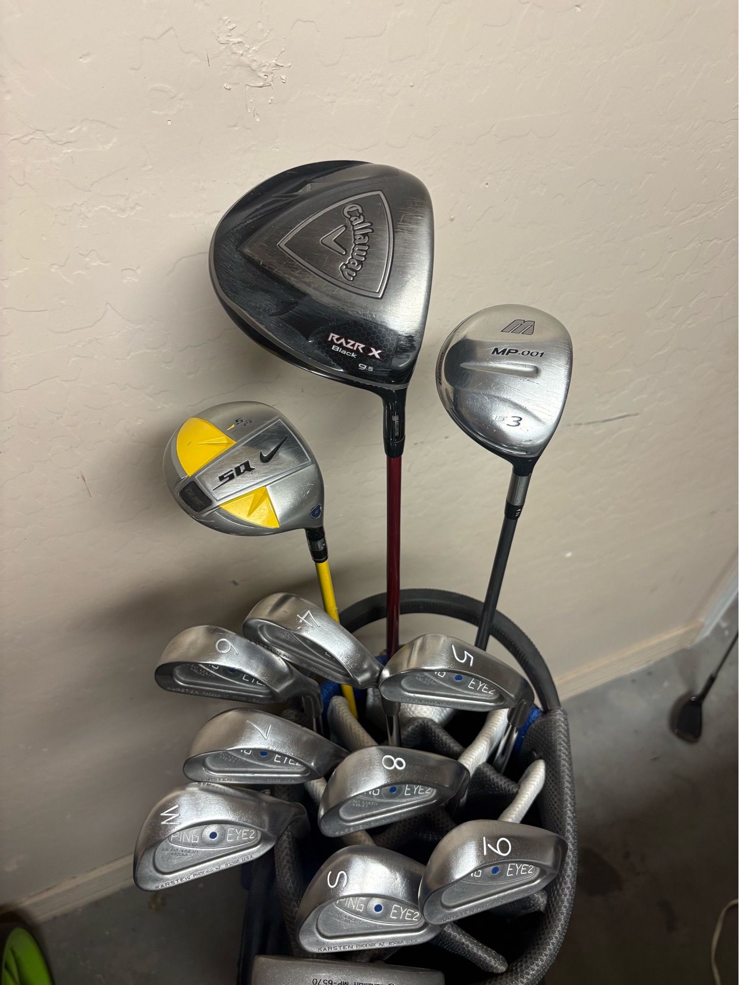 Men’s Mixed Golf Clubs set Callaway Driver Ping irons with Bag