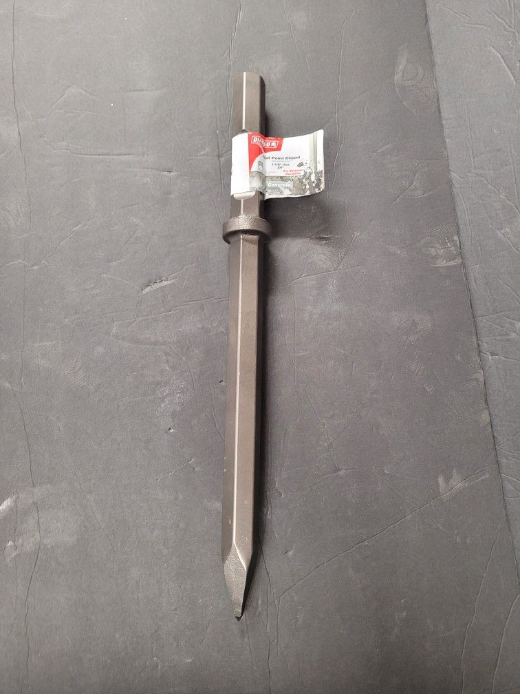 Diablo DMAHX118CH110 1-1/8 Inch HEX BULLPOINT CHISEL - NEW!