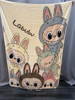 Labubu Throw Blanket 40x 55 Inches New 
