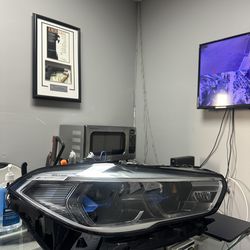 BMW X5 X6 G05 G06 OEM RIGHT PASSENGER LASER HEADLIGHT HOUSING NO DAMAGE 2019-2023