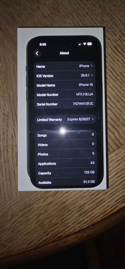 iPhone 15 ( locked) read description