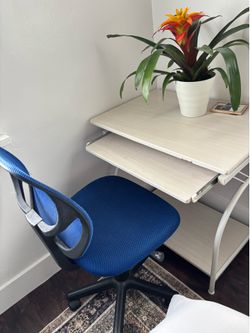 Desk and chair