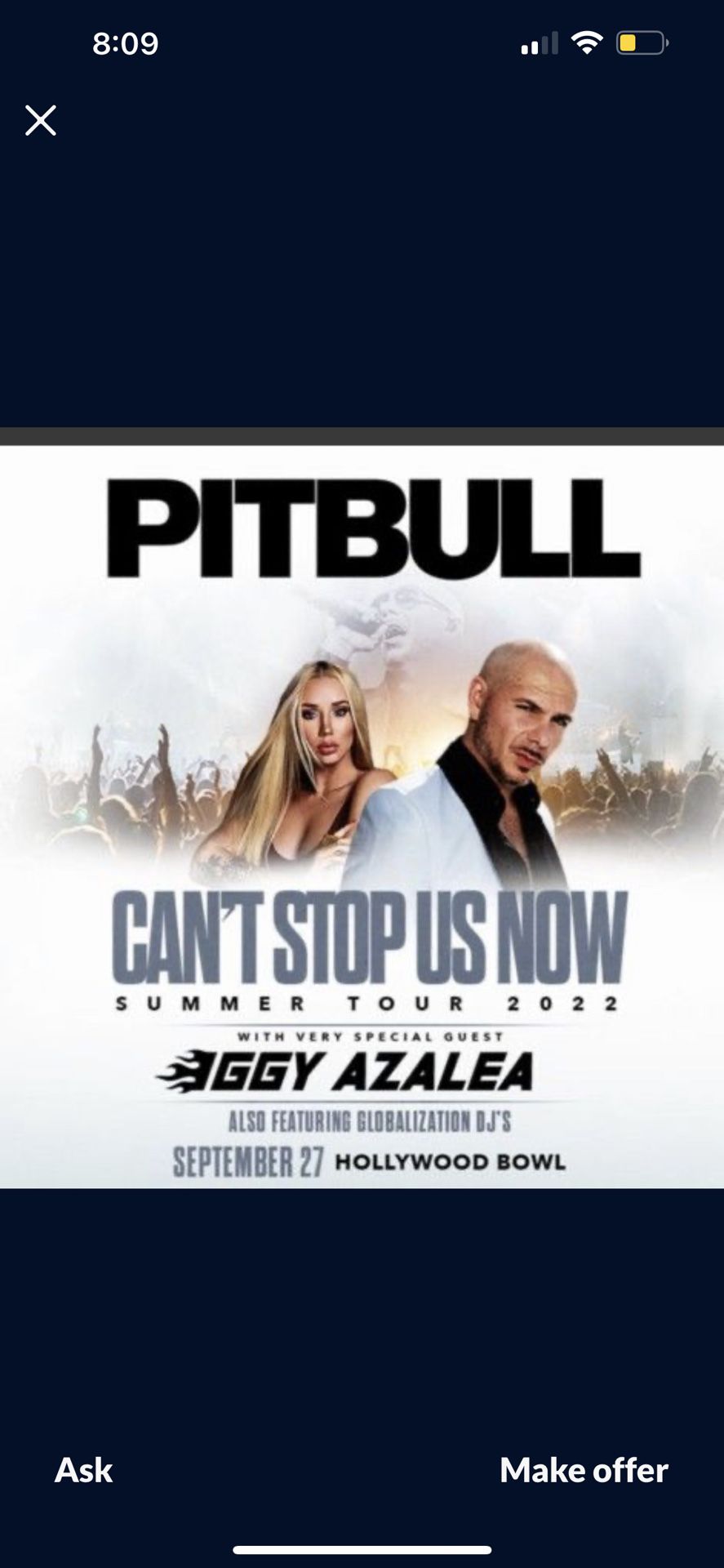 Pitbull Concert Tickets 
