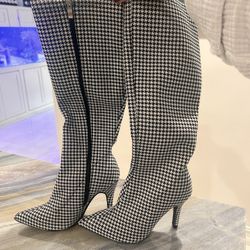 Women’s Houndstooth Boots