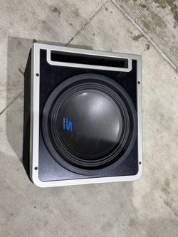 Alpine S-Series Subwoofer in Ported Box sub in box 12" inch