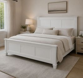 🛏️ King‑Size Box Spring Bed Frame — Solid & Heavy Build