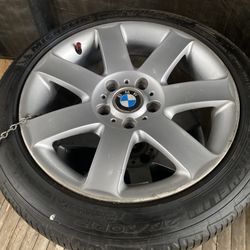 17” Bmw Rims And Tires 