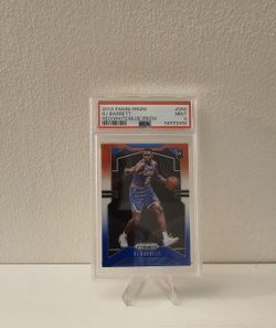 R.J. Barrett 2019 Rookie Panini Prizm NBA Basketball Red/Blue Rookie PSA Mint 9