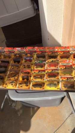 Vintage collectible matchbox super fast series cars