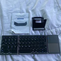 Three Folding Keyboard For Phone/tablet/laptop 