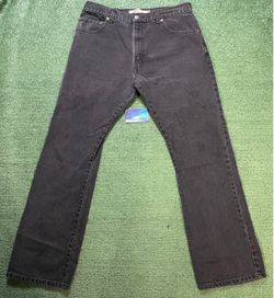 Levi 517 bootcut black jeans