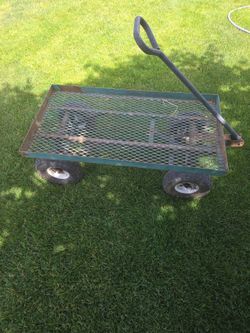 Air tired steel wagon