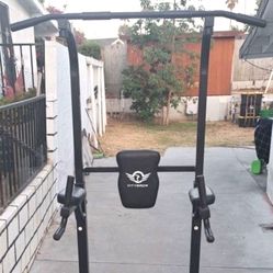 Citybirds Power Tower Dip Station Pull Up Bar Home Gym Strength Training Black 