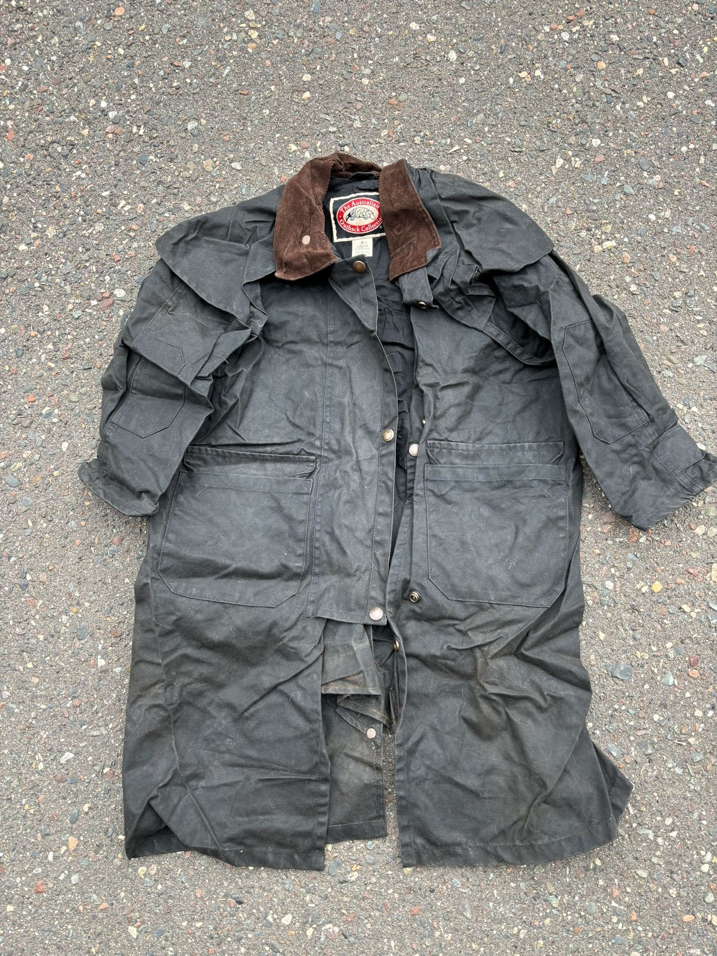 YOUTH SZ 8 OIL DUSTER / SLICKER