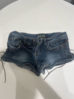 Blue Spice Denim Shorts