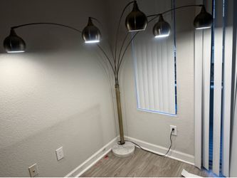 Large floor lamp marble base